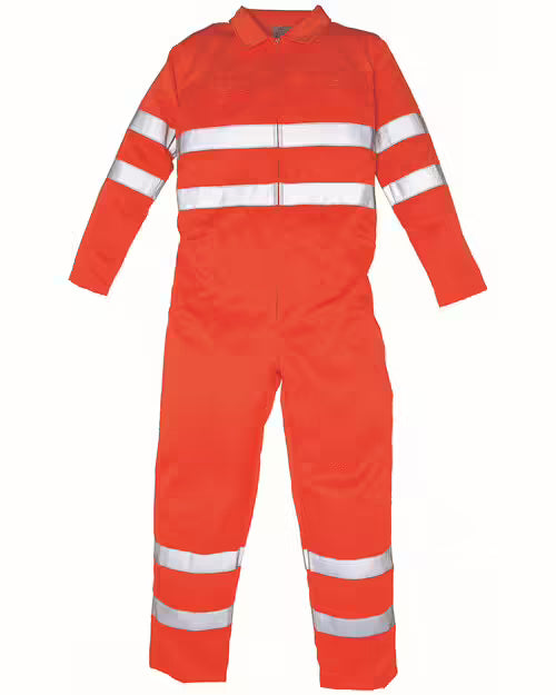 Hi-Vis Polycotton Coverall - Comfort & Durability Combined