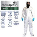 Chemsplash Eka 55 Coverall Type 5B/6B - White - Style No. 2511