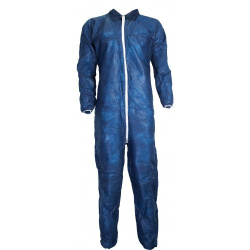 Polypropylene Disposable Overall- Manderin Collar/No Hood - Style No. 2524
