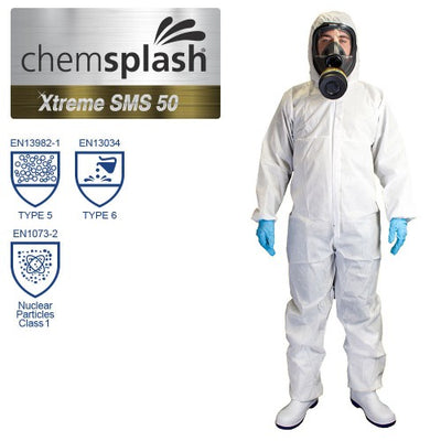 Chemsplash Xtreme 50 SMS Coverall Type 5/6 - Style No. 2544