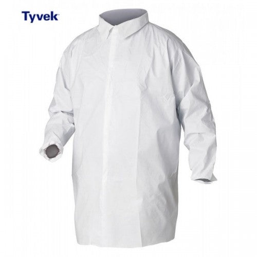 Tyvek Zip Fasten Labcoat Type PB 6B - Style No. 2550