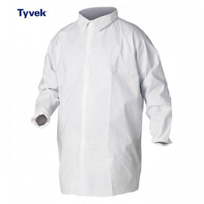 Tyvek Zip Fasten Labcoat Type PB 6B - Style No. 2550