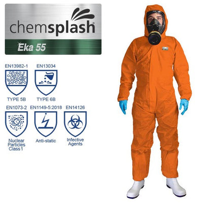 Chemsplash Eka 55 Coverall Type 5B/6B - Style No. 2636
