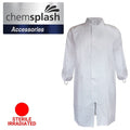 Chemsplash Irradiated Zip Labcoat Thumb Loops TypePB(6-B) - Style No. 2637
