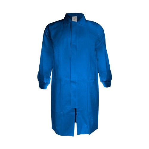 Chemsplash Knit Cuff Labcoat Zip Fastening Type PB 6B - Style No. 2649