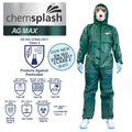 Chemsplash Pesticide AG MAX Coverall - Type 4B/5B/6B - Style No. 2658