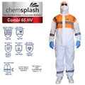 Chemsplash Combi 65 HV Coverall - Type 5B/6B - White/Orange - Style No. 2794