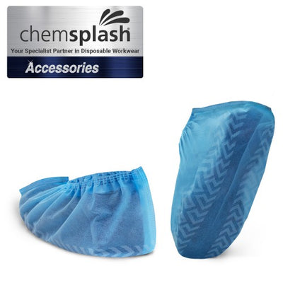 SPP-35GSM Overshoe + ESD Anti slip/skid sole 40 by 16cm Blue - Style No. 5548