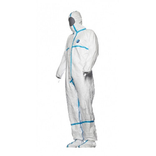 Tyvek 600 Plus Coverall with Feet - Type 4B/5B/6B - Style No. 6168