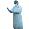 CPE Long Sleeved Apron/Gown with Thumb Loops - Style No. 6254 - Box of 100