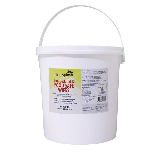 Chemsplash AntiBacterial & Food Safe Wipes - Style No. 4899