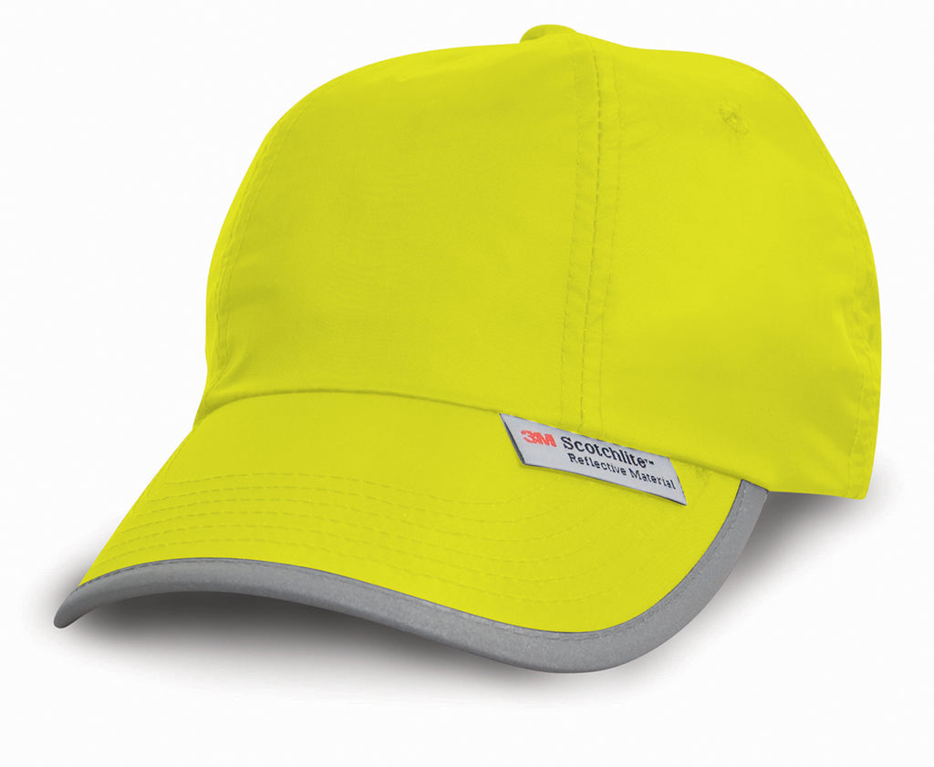 Hi-Vis Baseball Cap - Waterproof Reflective Safety Cap