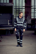 Hi-Vis Full Zip Hooded Sweatshirt - Yoko Premium