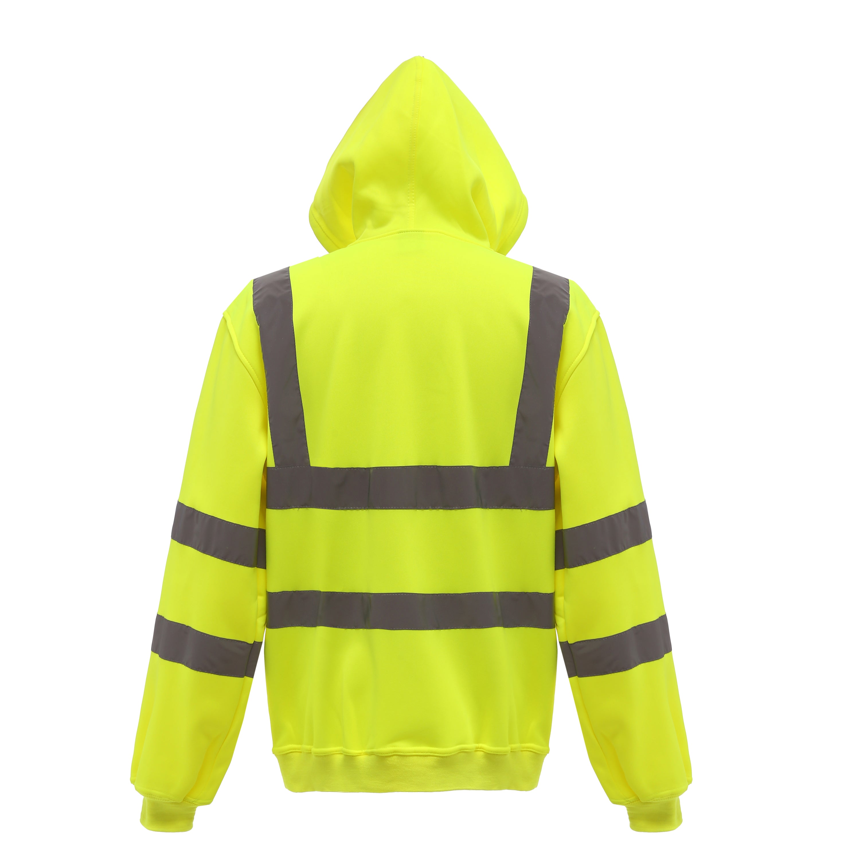 Hi-Vis Full Zip Hooded Sweatshirt - Yoko Premium