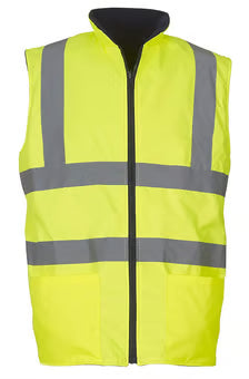 Kids Hi-Vis Fleece Bodywarmer - Children's Waterproof Gilet | Yoko